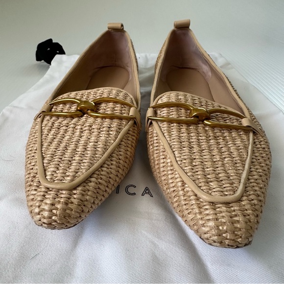 Veronica Beard Champlain Loafer Ecru, 7 - Picture 4 of 13